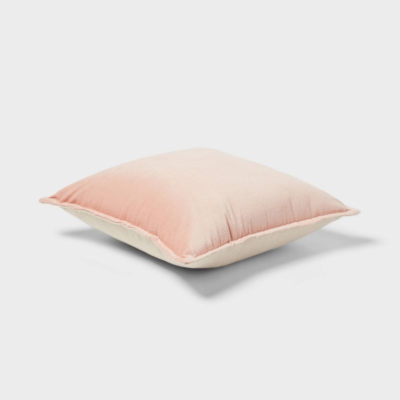 Trad Cotton Velvet with Linen Reverse Oblong Dec Pillow - Threshold™, 3 of 5