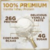 100% Whey Protein Powder, Creamy Vanilla Whey Isolate 26g Protein & BCAAs - Support Muscle Growth, Recovery & Fitness - 24 Servings - 3 of 4