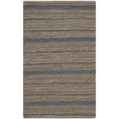 Eco-Friendly Handmade Organica Blue Jute 3' x 5' Area Rug