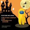 Amongst Us Imposter Sus Crewmate Inflatable Adult Costume Yellow | Standard - 4 of 4