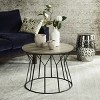 Alcott End Table - FOX4258A - Beige - Safavieh Couture - 2 of 4