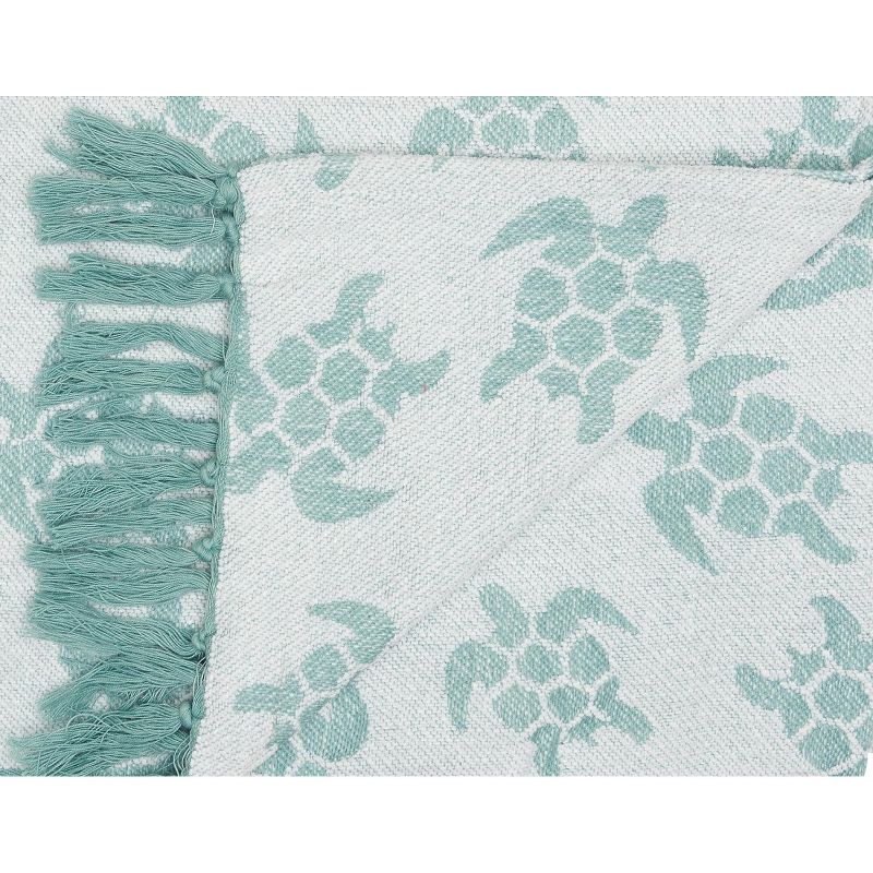C&F Home Chenille Sea Turtles Woven 50" x 60" Throw Blanket, 4 of 7