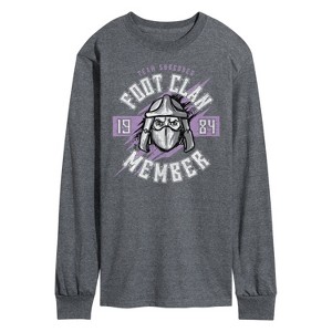 Men's - Teenage Mutant Ninja Turtles - Foot Clan Member Long Sleeve Graphic T-Shirt - 1 of 4