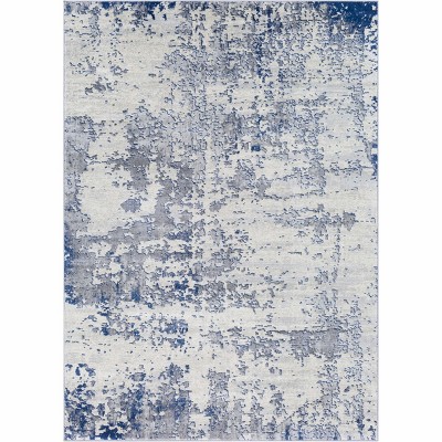 Hauteloom Lubao Blue Contemporary Rug