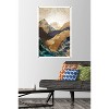 Trends International Reinders: Abstract - Autumn Mountains Unframed Wall Poster Print Clear Push Pins Bundle 22.375" x 34" - 2 of 4