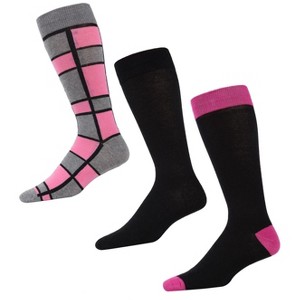 Memoi Boxernate Cotton Blend Crew Sock 3 Pair Pack - 1 of 2