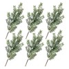Melrose Snow Pine Spray (Set of 6) - 3 of 3