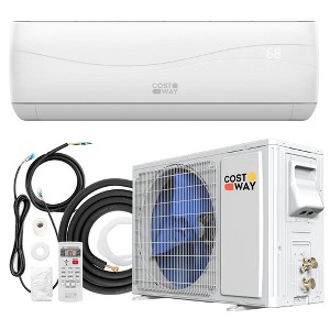 Costway 12000 BTU Mini Split Air Conditioner & Heater Ductless 17 SEER2 750 Sq. Ft - 1 of 4