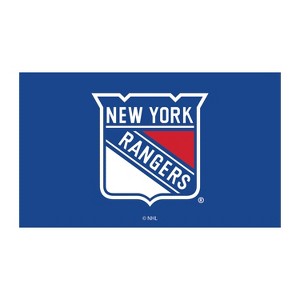 Full Color PVC Mat, 16" x 28", New York Rangers - 1 of 4
