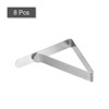 Unique Bargains 430 Stainless Steel Outdoor Restaurant Picnic Tablecloth Clips 8 Pcs - 3 of 4
