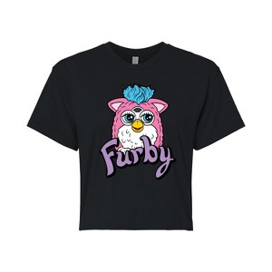 Women's - Furby - Furby With Logo Cropped Graphic T-Shirt - 1 of 4