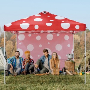 EAGLE PEAK Pop Up Canopy Tent with 1 Sidewall, Easy Setup Event Tent - 1 of 4