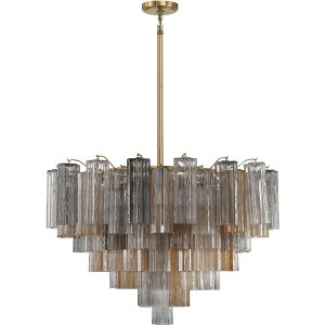 Crystorama Lighting Addis 16 - Light Chandelier in  Aged Brass - 1 of 4