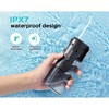 COSLUS Mini Water Flosser for Travel: Portable Compact Design, Cordless Oral Irrigator with 4 Modes, Removable Tank, IPX7 Waterproof for Braces - 3 of 4
