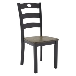 Set of 2 Froshburg Dining Room Side Chair Black/Brown - Signature Design by Ashley