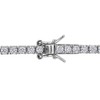 EVERLY JEWELRY | Sterling Silver 8 2/5 CT TGW Created Ruby Created White Sapphire Bracelet, 7-inch - 4 of 4