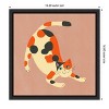 Amanti Art Playful Calico Cat by Little Dean Framed Canvas Wall Art - 3 of 4