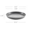 Ecopots Round Recycled Plastic Modern In/Outdoor Planter Flower Pot Saucer - 3 of 3