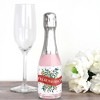 Big Dot of Happiness Feliz Navidad - Mini Wine and Champagne Bottle Label Stickers - Spanish Christmas Party Favor Gift for Women and Men - Set of 16 - 2 of 4