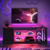 Bestier Modern TV Stand for up to 65" TVs Gaming Entertainment Center with Adjustable Shelves for PS5 - 58 inches - 2 of 4