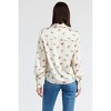Women's Maeve Bow Print Buttoned Shirt - Jacquie The Label - 3 of 3