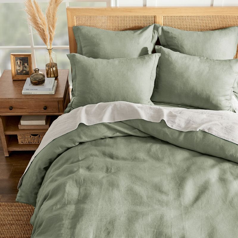 Washed Linen Duvet Cover - Levtex Home, 5 of 8