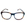 Jones New York J755 52mm Unisex Acetate Rectangular Designer Eyeglasses OR Blue Light Filter OR Reading Glasses in Tortoise Havana Brown Gold - 2 of 4