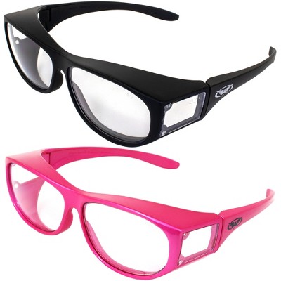2 Pairs of Global Vision Eyewear Escort Safety Motorcycle Glasses