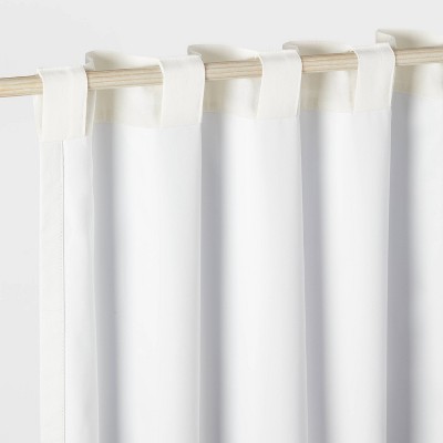 84" Cream Blackout Cotton Pleated Kids' Panel