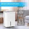 R.W.FLAME 80 Pint Dehumidifier with Pump & Drain Hose - Smart Humidity Control, 3 Modes, Child Lock, 24H Timer, Portable Wheels for Garage/Basement - 4 of 4