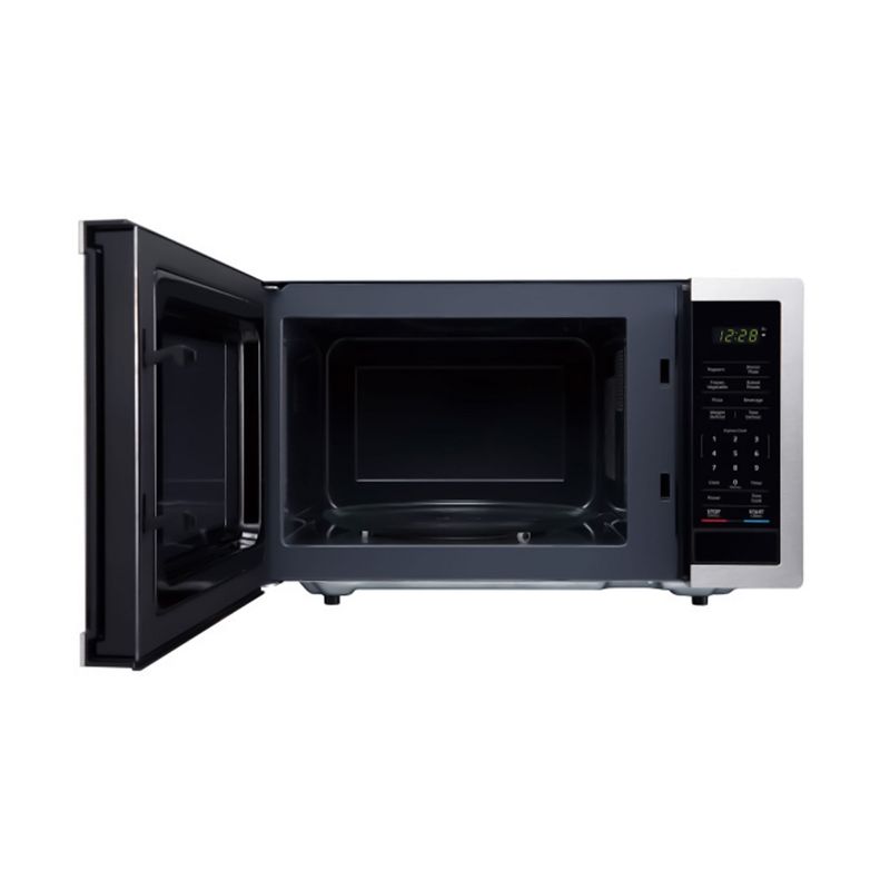 Magic Chef MC99MST Countertop Microwave Oven, Small Microwave for Compact Spaces, Kitchen Microwave, 900 Watts, 0.9 Cubic Feet, Stainless Steel, 5 of 7