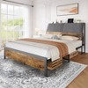 Washable Area Rug Vintage Retro Boho Carpet Floral Pattern Floor Rugs for Kitchen Living Room Bedroom - 3 of 4