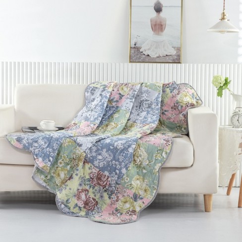 Patchwork throw online blanket