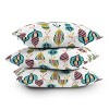 16"x16" Heather Dutton Decorated Square Throw Pillow White - Deny Designs: Abstract Design, Indoor Use, Zipper Closure - 3 of 4