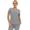 Saint Scrubs Womens 9-Pocket Medical Uniform Set- V-Neck Stretch Top with Seven Pocket Jogger Scrub Pant - 4 of 4