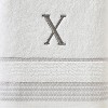 SKL Home By Saturday Knight Ltd Casual Monogram Bath Towel X - 28X54", White - 3 of 4