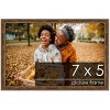 PosterPalooza | Photo Size Textured Gold Picture Frame - UV Acrylic, Foam Board Backing, Hanging Hardware - 2 of 4