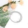 Unique Bargains Faux Pearl Handbag Strap Silver Tone 1 Pc - 4 of 4