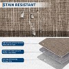 Modern Area Rug - Non-Slip Non-Shedding Low Pile Accent Carpet Contemporary Soft Thin Foldable Mat for Living Room Bedroom Nursery - 3 of 4