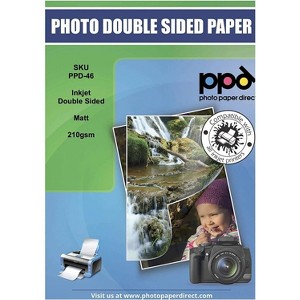 PPD Matte Double Sided Photo Paper (Brochure Paper) 11x17" 50 sheets 210 gsm for Inkjet Printers - 1 of 4