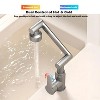 LunaLulinlk Faucet, 360° Swivel, Spray Pattern, Stainless Steel for Kitchen and Bathroom, Gray - 4 of 4