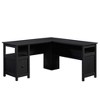 GDFStudio Mathena L-Shaped Corner Computer Desk with File Storage and Open Shelf - 2 of 4