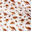 Dinosaur Cotton Kids' Sheet Set Watercolor Brown - Pillowfort™ - 3 of 4