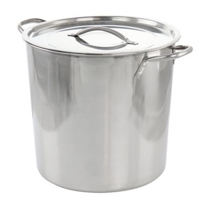 Gibson Everyday Whittington 16 Quart Stainless Steel Stock Pot with Lid - 1 of 4