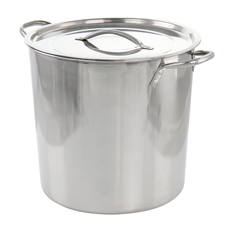 Gibson Everyday Whittington 12 Quart Stainless Steel Stock Pot with Lid, 1 of 6