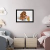 21" x 15" Hot Dog and Ice Cream Animals Framed Art Print - Wynwood Studio: Modern Decor, Digital Animal Poster, Black Plastic Frame - 3 of 4
