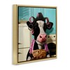 Stupell Industries Glamorous Cow Baking Pie, 18" x 18" - 3 of 4