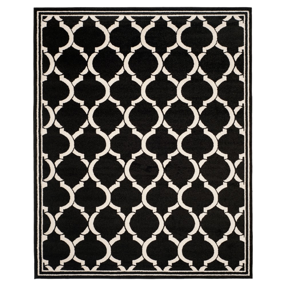 Anthracite/Ivory Geometric Loomed Area Rug 8'x10' - Safavieh