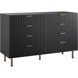 COZONY 8-Drawer Fluted Modern Dresser — Wooden Chest with Deep Storage for Bedroom, Living Room, Hallway & Kids Room - 1 of 4