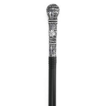 Skeleteen Costume Antique Walking Cane - Silver - 32 in.